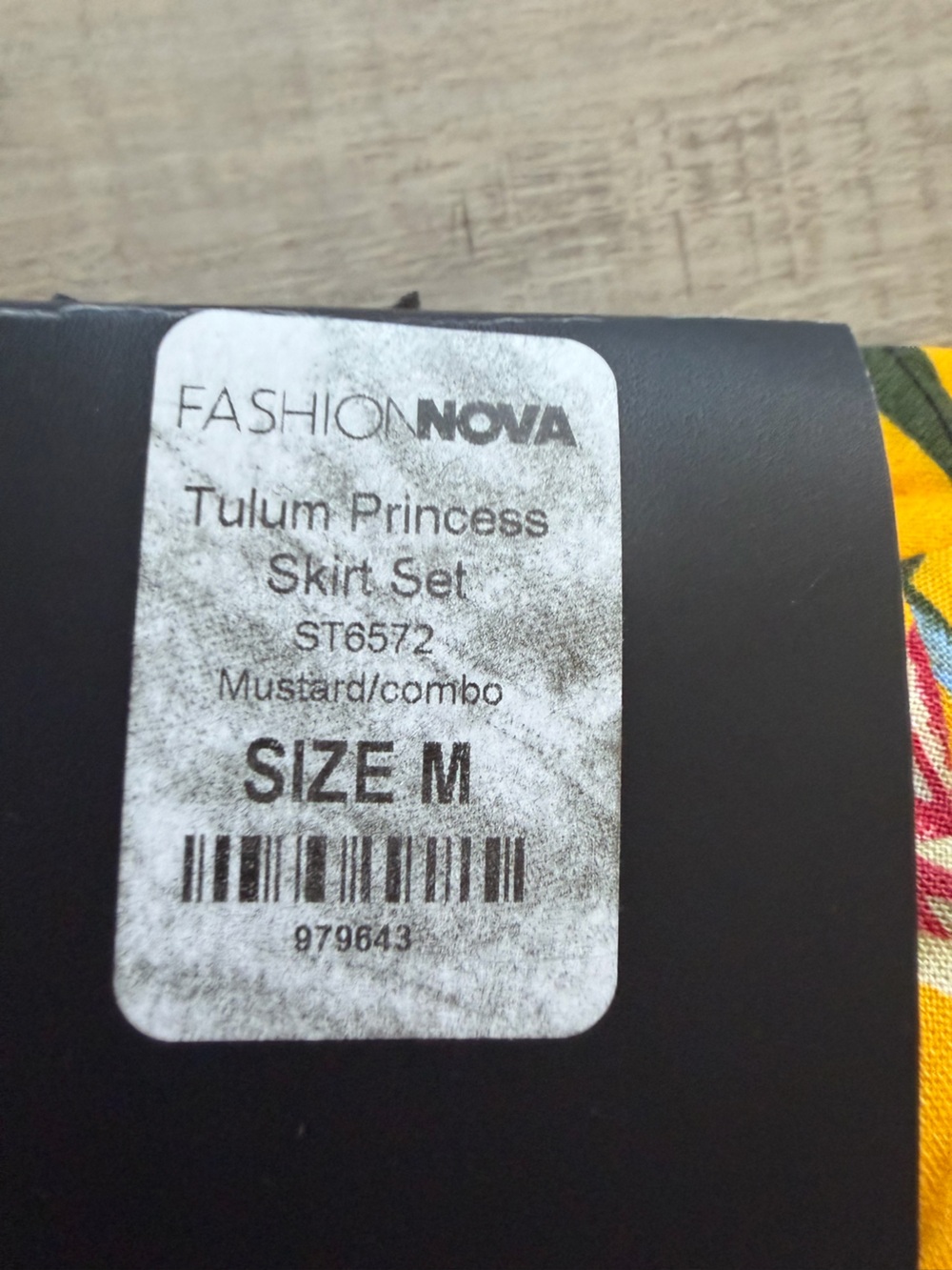 Fashion Nova Yellow Tropical Floral Maxi Skirt - Picture 5 of 9